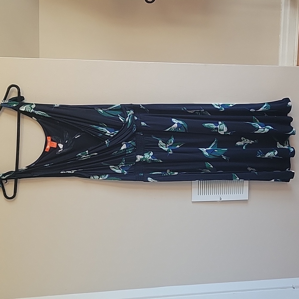Hummingbird Print Dress